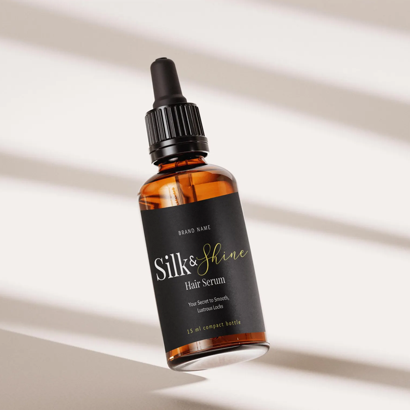 custom oil bottle labels, serum bottle stickers