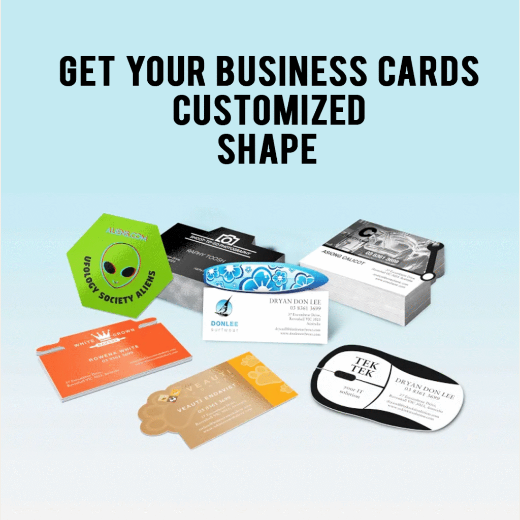 Customized Shaped Business Cards