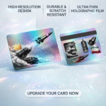 Holographic ATM Card Skin
