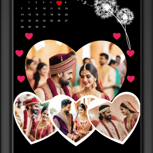 Love Line Photo Frame - Standard Large Size | Customize Your Photo Frame