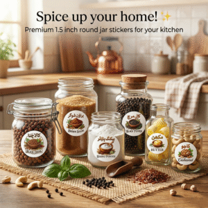 Kitchen Spice Stickers